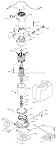 Page A Diagram and Parts List for 690LR  Porter Cable Router